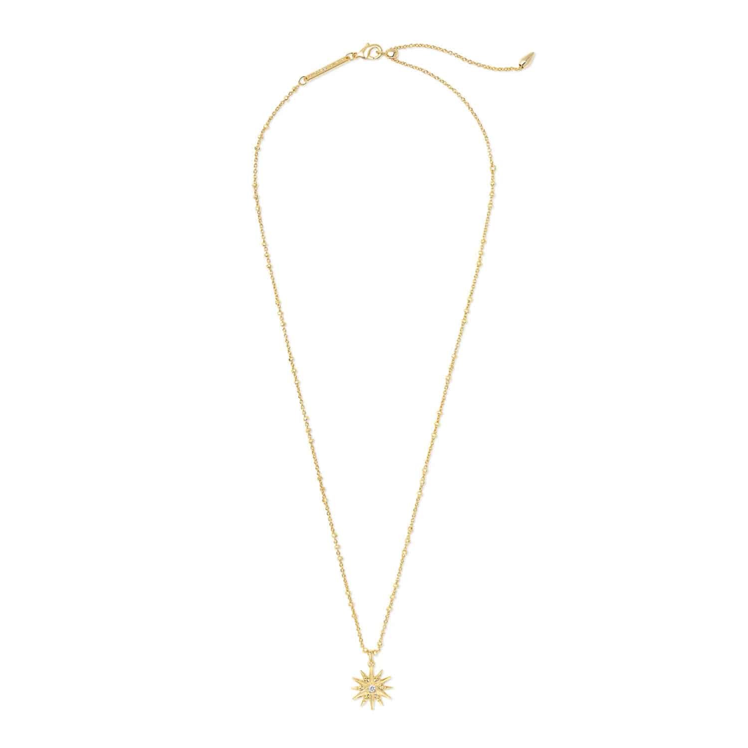 Star Charm Pendant Necklace in Gold - Image 4