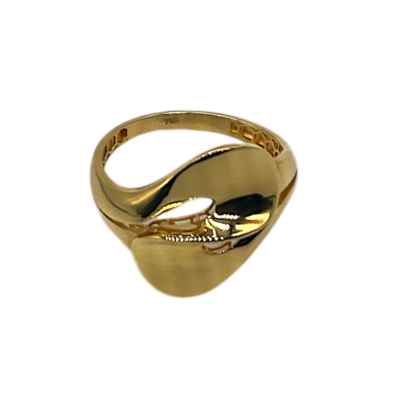 Bague Or jaune 18 carats Vague entrelacée