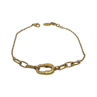 Fétiche Or 18K Maillon Oval Pavé